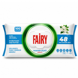 „Fairy“ paviršių valymo servetėlės ​​su jazminų kvapu, 100 vnt.